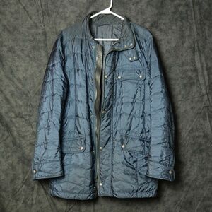 Salvatore Ferragamo Men’s Quilted Nylon Field Jacket – Made in Italy – Size 50